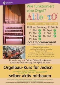 Orgelbaukurs Plakat