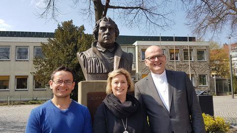 Das Präsidium besteht aus Markus Wüllerich (Obbach), Anja Oberst-Beck (Sennfeld) und Dekan Oliver Bruckmann (Schweinfurt)