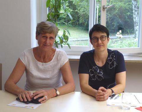 Die neue Erste und Zweite EBW-Vorsitzende Ingrid Göger (l.) und Susan Stade (r.)