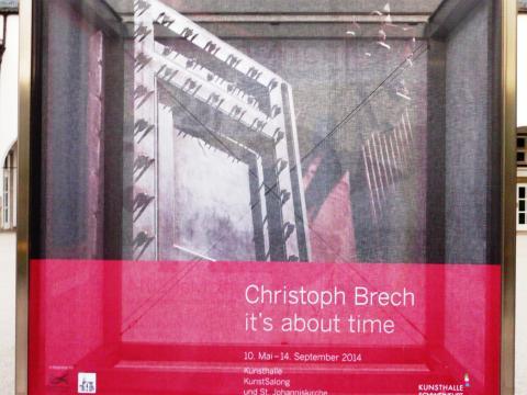 Ausstellungswerbung: Die Türen der Zeit öffnen sich