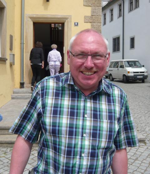 Unser Diakon Holzheid - wie er leibt und lebt (Foto: Bergler)