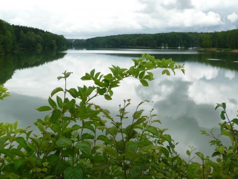 Still ruht der (Ellertshäuser) See - Schauplatz des diesjährigen Pfarrkonvents