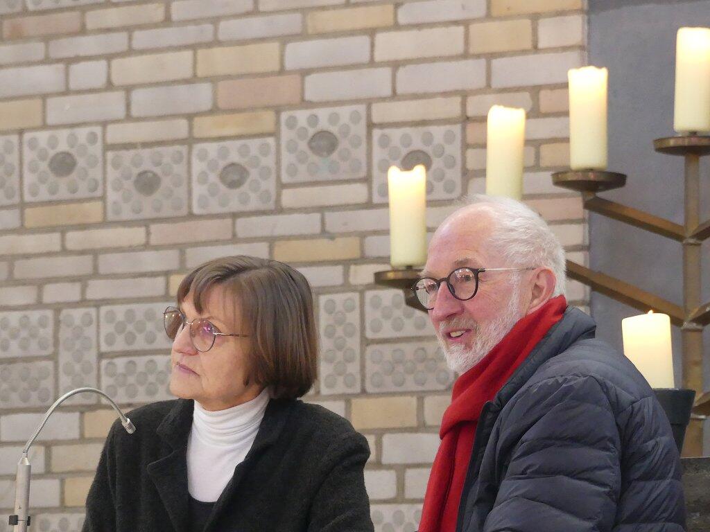 Emmi Sengfelder und Alexander Siegel im Gespräch