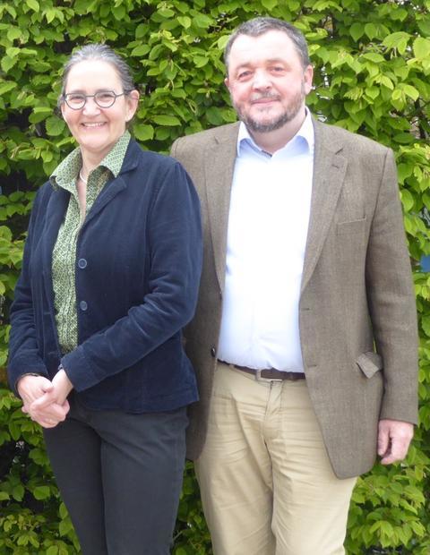 Offizielles Pressefoto von Pfarrerin und Pfarrer von Rotenhan (Foto: St. Lukas)