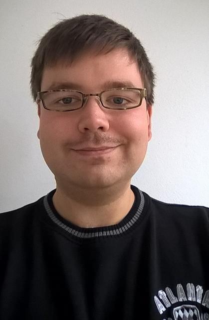 Danach: Diakon Marc Leistner nach der Rasur