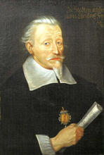 Heinrich Schütz, porträtiert von Christoph Spätner, um 1660